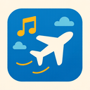 icon_music_airplane_dynamic icon preview