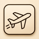 icon_music_airplane_elegant icon preview