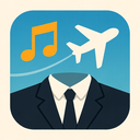 icon_music_airplane_formal icon preview