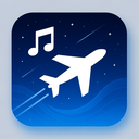 icon_music_airplane_futuristic icon preview