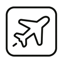icon_music_airplane_outline icon preview