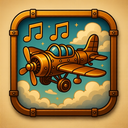 icon_music_airplane_steampunk icon preview