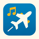 icon_music_airplane_technical icon preview