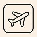 icon_music_airplane_thin icon preview