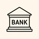 icon_music_bank_minimal_outline icon preview