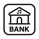 icon_music_bank_monochrome icon preview