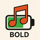 icon_music_battery_bold icon preview