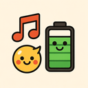 icon_music_battery_cartoon icon preview