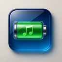 icon_music_battery_glassy icon preview
