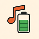 icon_music_battery_vector icon preview