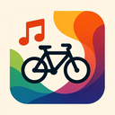 icon_music_bicycle_abstract icon preview