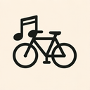 icon_music_bicycle_asymmetrical icon preview