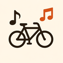 icon_music_bicycle_filled icon preview