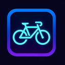icon_music_bicycle_futuristic icon preview