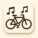 icon_music_bicycle_iconic icon preview