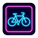 icon_music_bicycle_neon icon preview