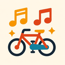 icon_music_bicycle_playful icon preview