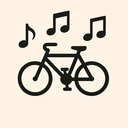 icon_music_bicycle_simplified icon preview