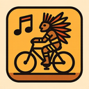 icon_music_bicycle_tribal icon preview