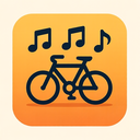 icon_music_bicycle_vector icon preview
