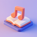 icon_music_book_3d_isometric icon preview