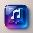 icon_music_book_glassy icon preview