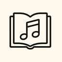icon_music_book_minimal_outline icon preview