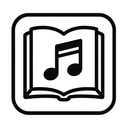 icon_music_book_monochrome icon preview