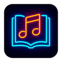 icon_music_book_neon icon preview