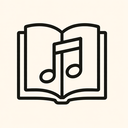 icon_music_book_outline icon preview