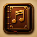 icon_music_book_steampunk icon preview