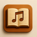 icon_music_book_wooden icon preview