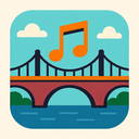 icon_music_bridge_flat_design icon preview
