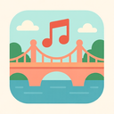 icon_music_bridge_flat_pastel icon preview