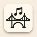 icon_music_bridge_minimalist icon preview
