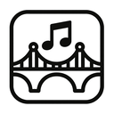 icon_music_bridge_monochrome icon preview