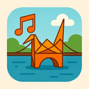 icon_music_bridge_origami icon preview