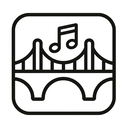 icon_music_bridge_outline icon preview