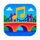 icon_music_bridge_vibrant_colors icon preview
