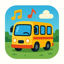 icon_music_bus_cartoon icon preview
