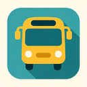 icon_music_bus_flat_design icon preview
