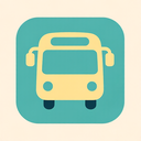 icon_music_bus_flat_pastel icon preview