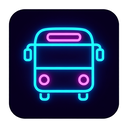 icon_music_bus_neon icon preview