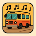 icon_music_bus_retro icon preview