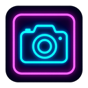 icon_music_camera_neon icon preview