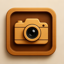 icon_music_camera_wooden icon preview