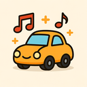 icon_music_car_cartoon icon preview