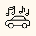 icon_music_car_line_art icon preview
