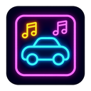 icon_music_car_neon icon preview