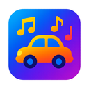 icon_music_car_vibrant_colors icon preview